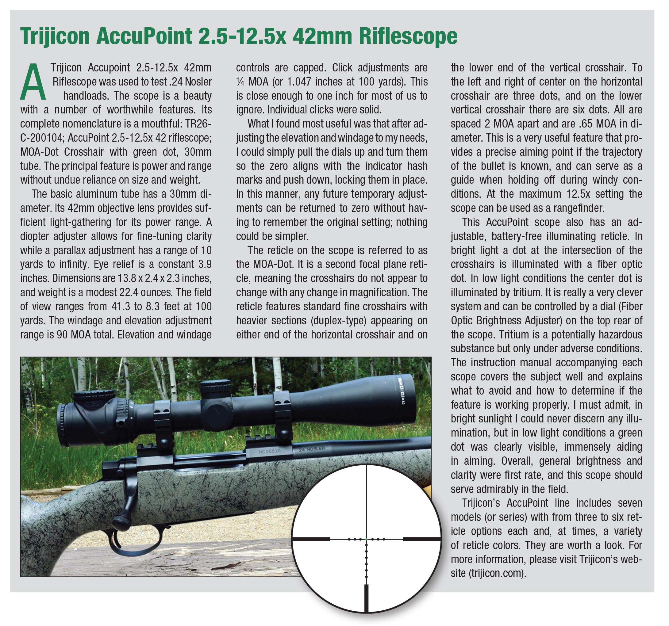 Reloading the .24 Nosler | Reloading the 24 Nosler | Handloader Magazine