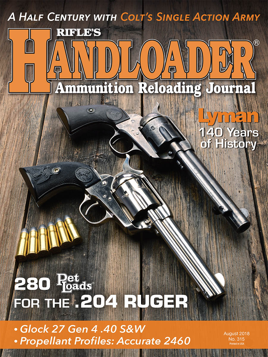 Cartridge Board  Handloader Magazine