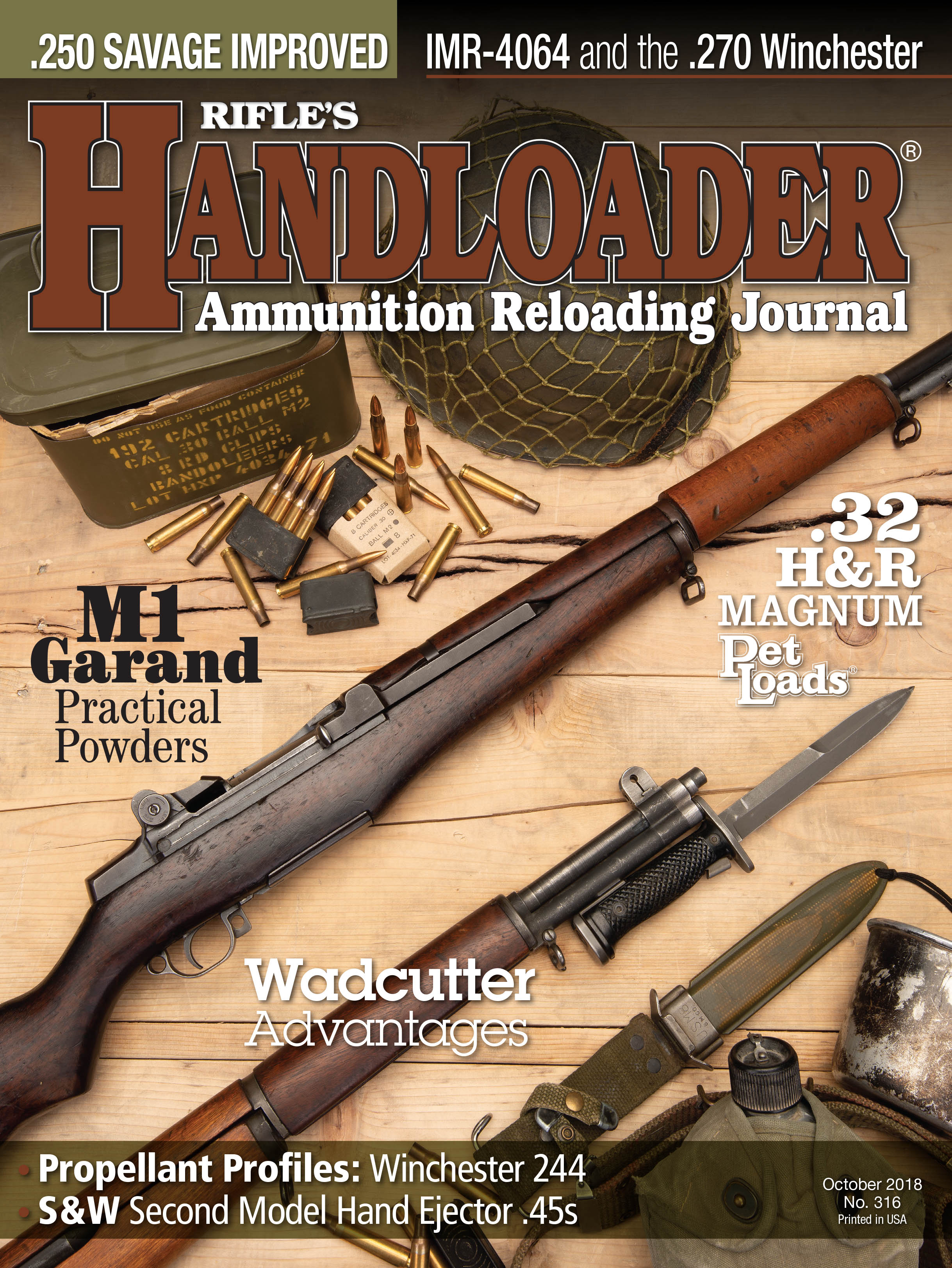 Rifle's HANDLOADER #322  October 2019 